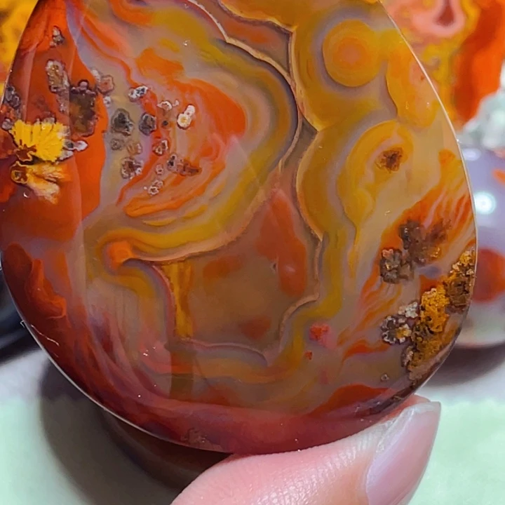 玛瑙/玉髓玛瑙未镶嵌宅*