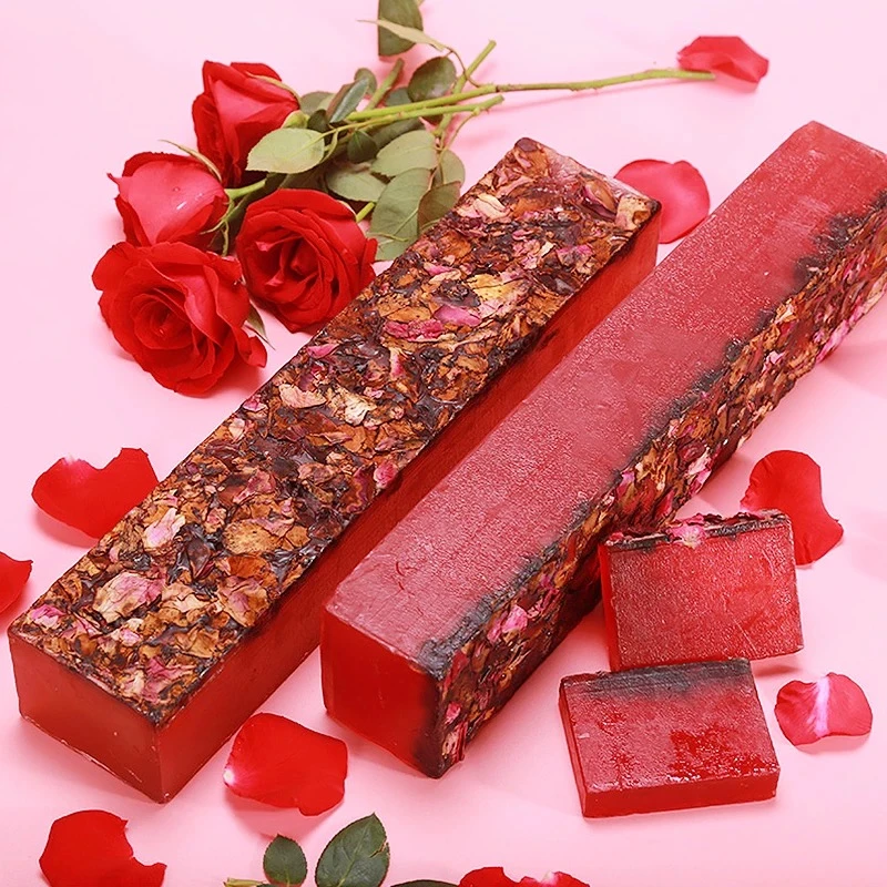 云南边境好物玫瑰花皂香皂