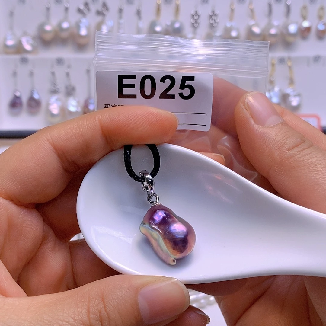 淡水珍珠颈饰银S925镶嵌