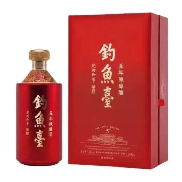 钓鱼台五年陈酿 酱香型白酒53度500ml