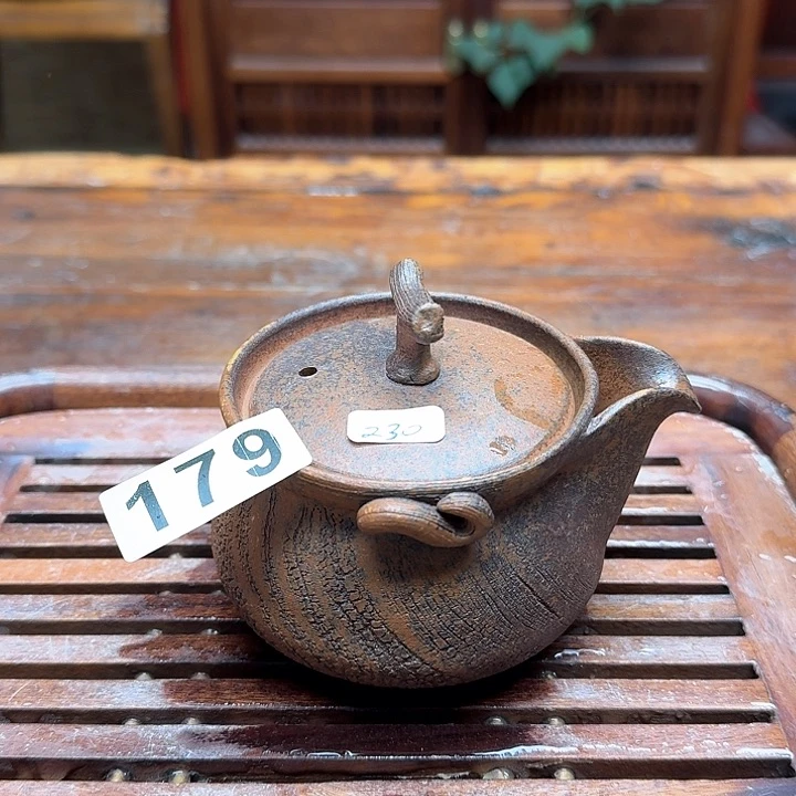 纯手工制作粗陶茶具