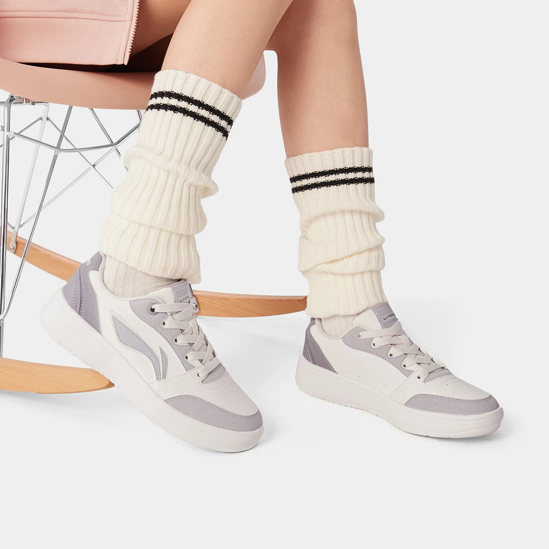 元宝V3|李宁情侣舒适云感厚底增高运动板鞋时尚休闲百搭