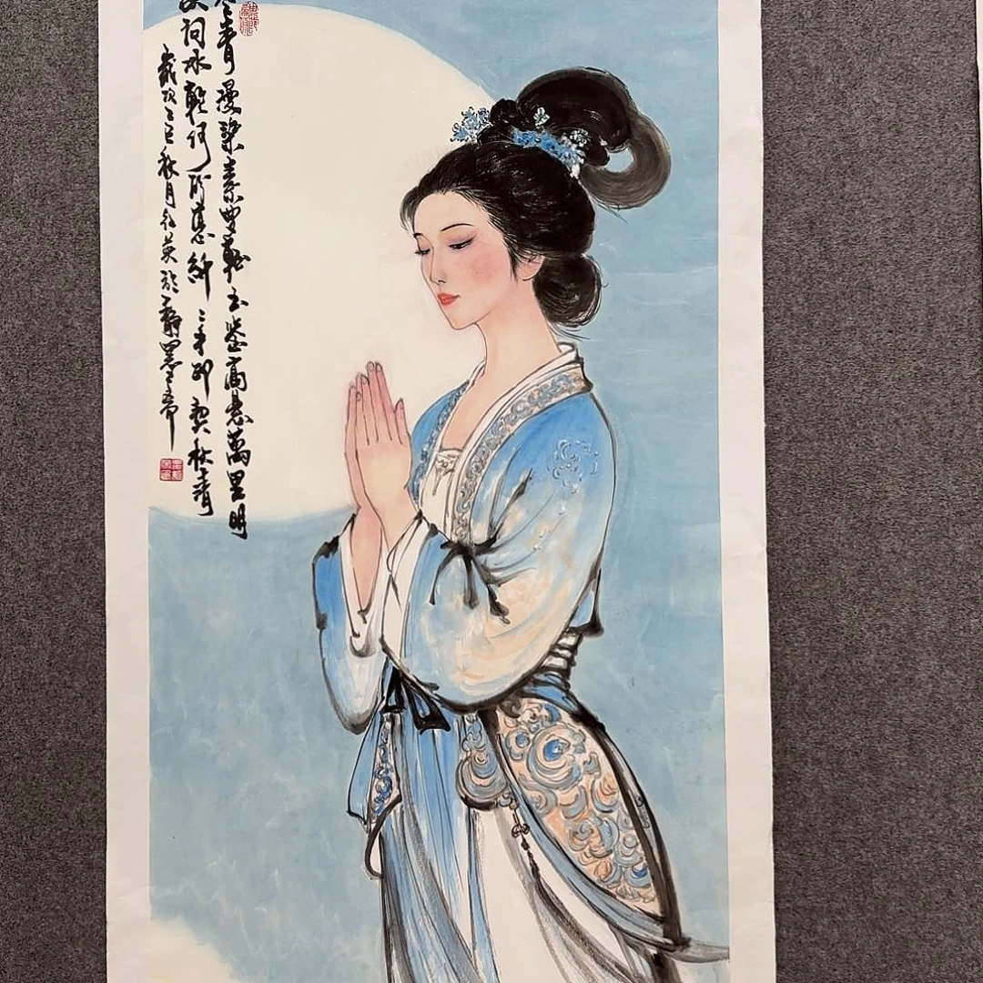 国画zz粟红英老师手绘作品