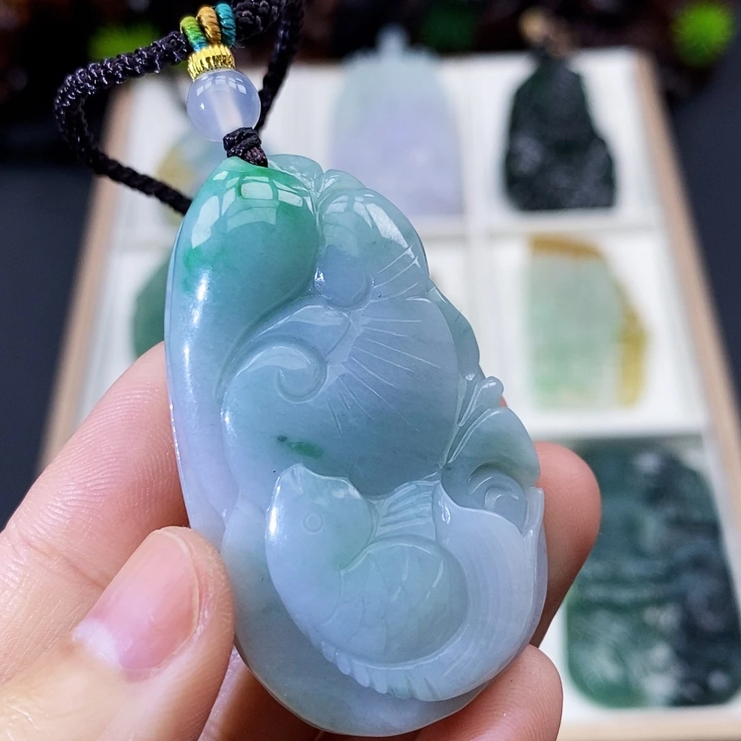 颈饰未镶嵌翡翠缅甸翡翠a货