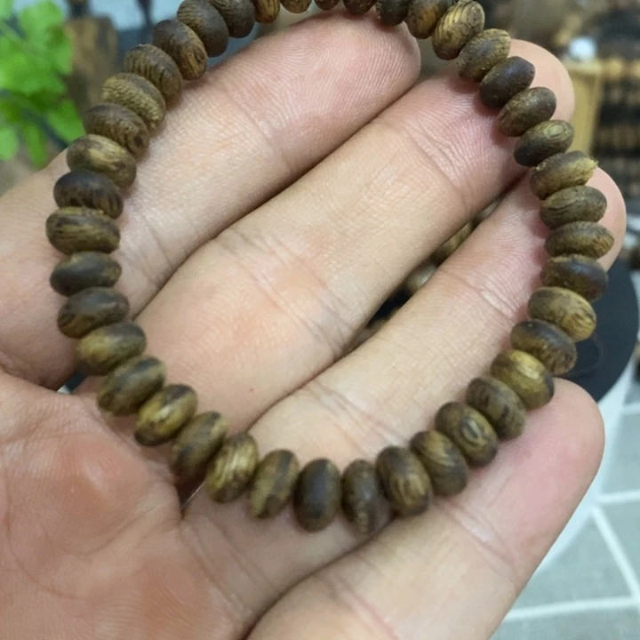 沉香手串算盘珠单圈7mm多样性发1