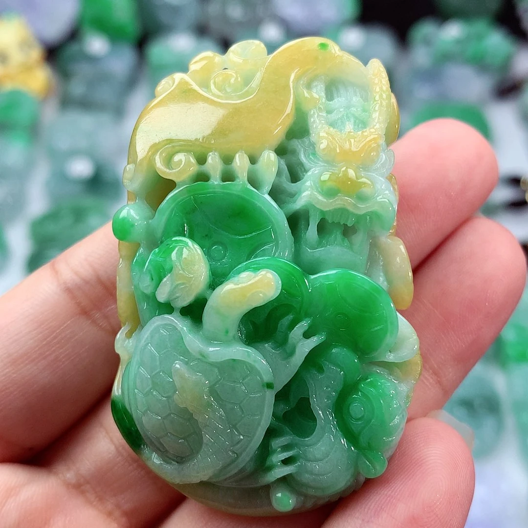 翡翠未镶嵌颈饰翡翠