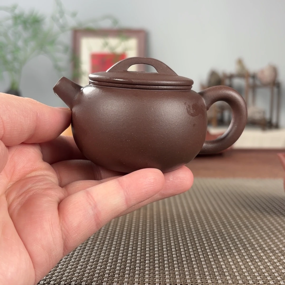 紫砂茶壶黄龙山原矿紫砂壶150