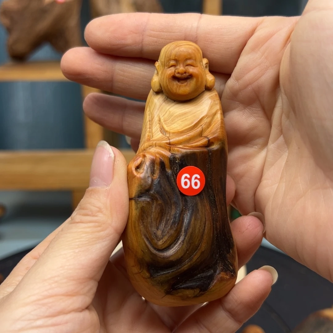 用***9木崖柏木摆件手把件
