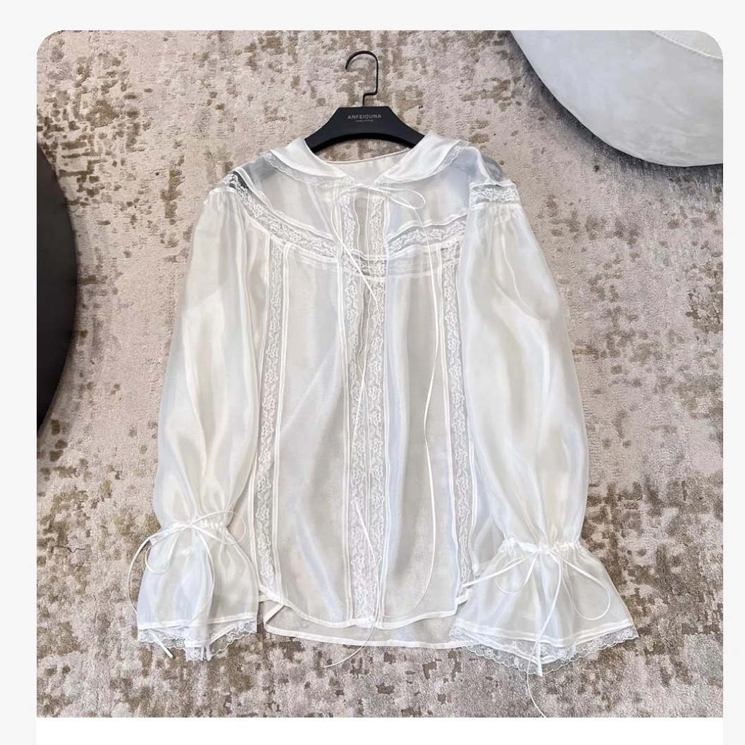 20261女装衬衫T恤打底衫女春季新款洋气遮肉显瘦