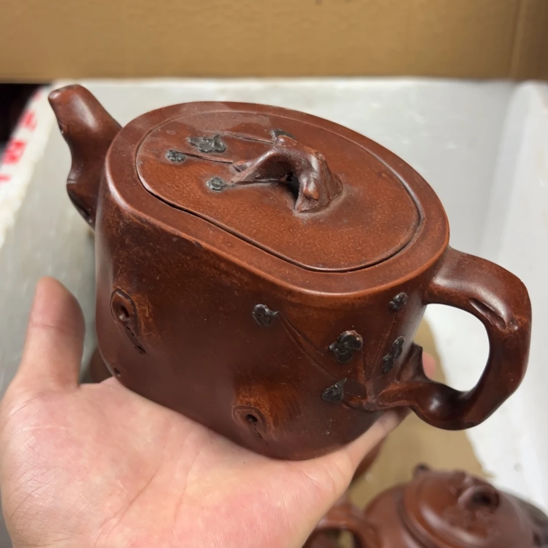 茶壶紫砂宜兴原矿紫砂壶350毫升容量