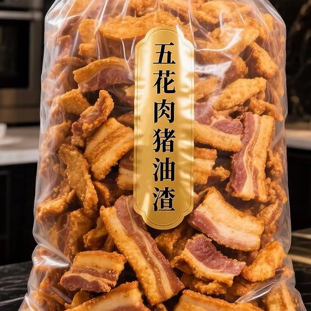 猪油渣酥脆肉脂渣零食小吃脆皮五花肉猪肉脯肉干网红休闲油炸食品