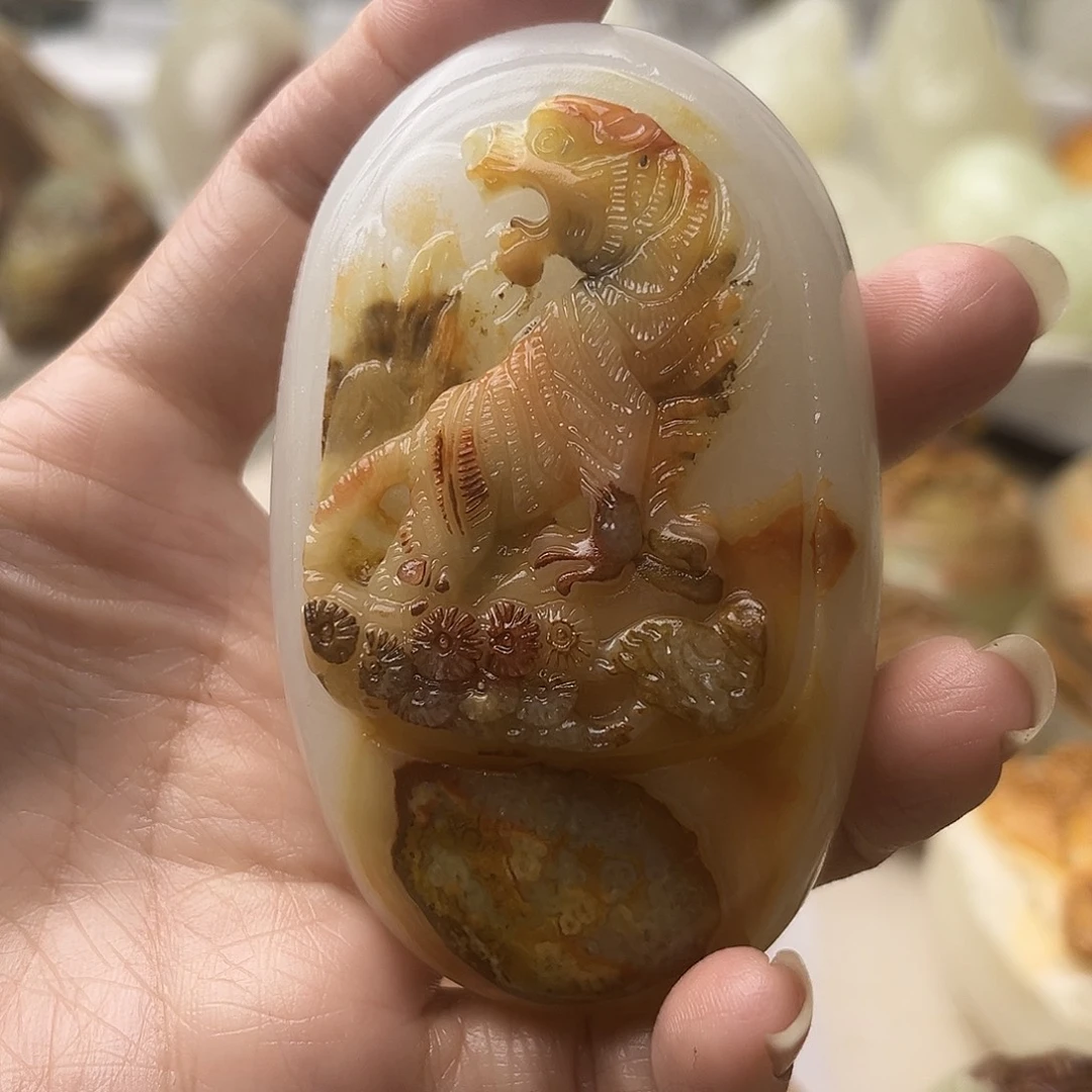 石材古青石不退换虎