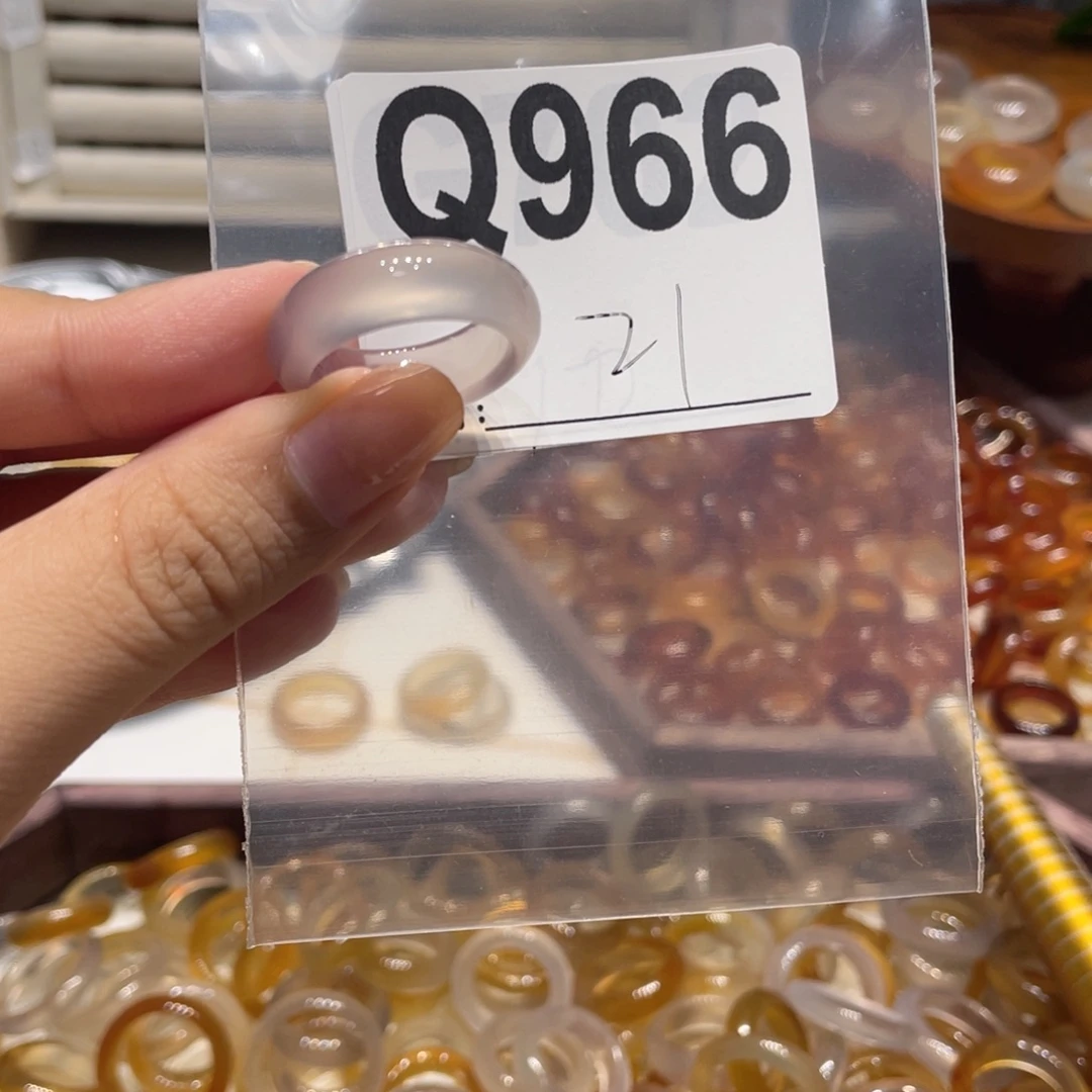 玛瑙/玉髓未镶嵌戒指966