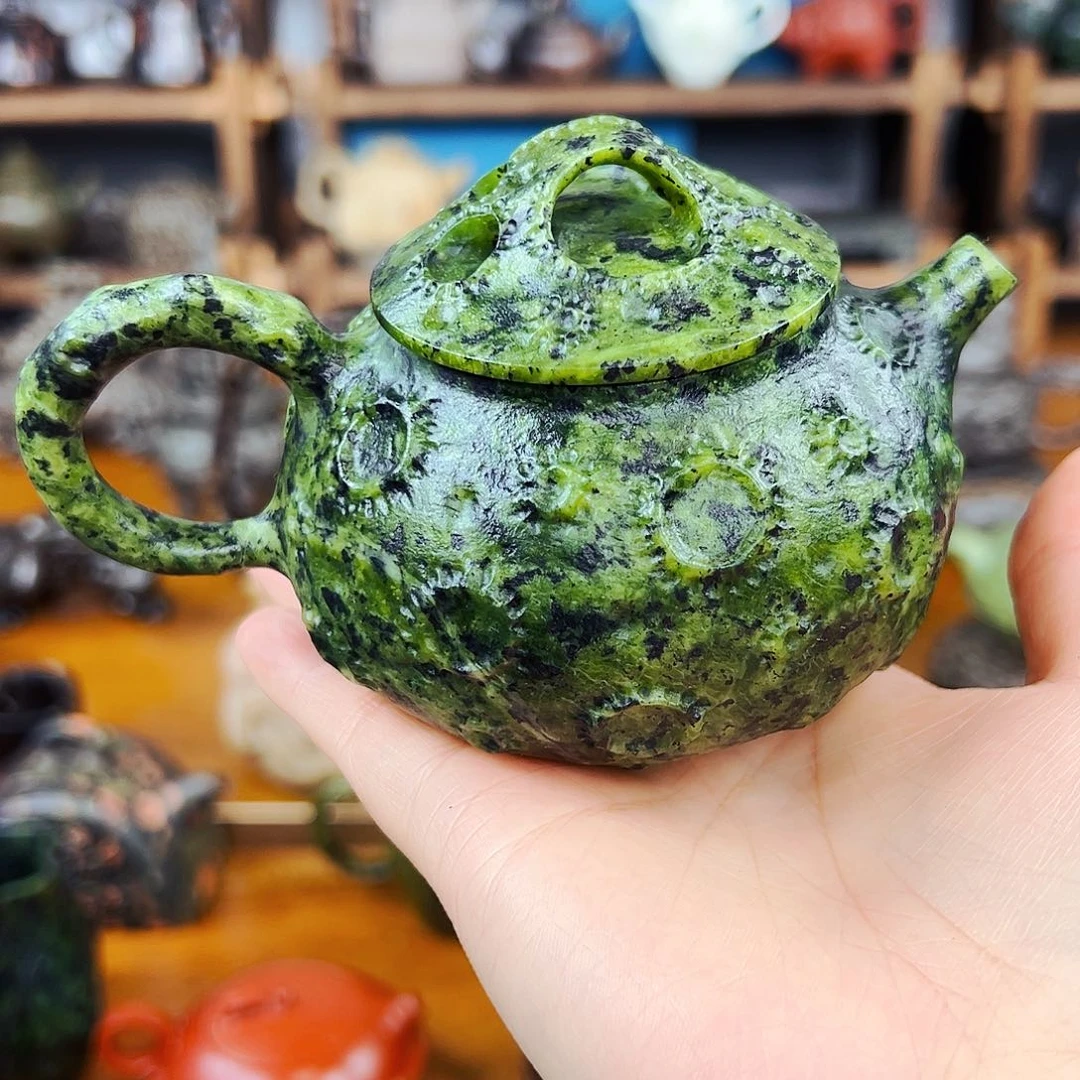 茶空间天然石料藏玉朱*歌