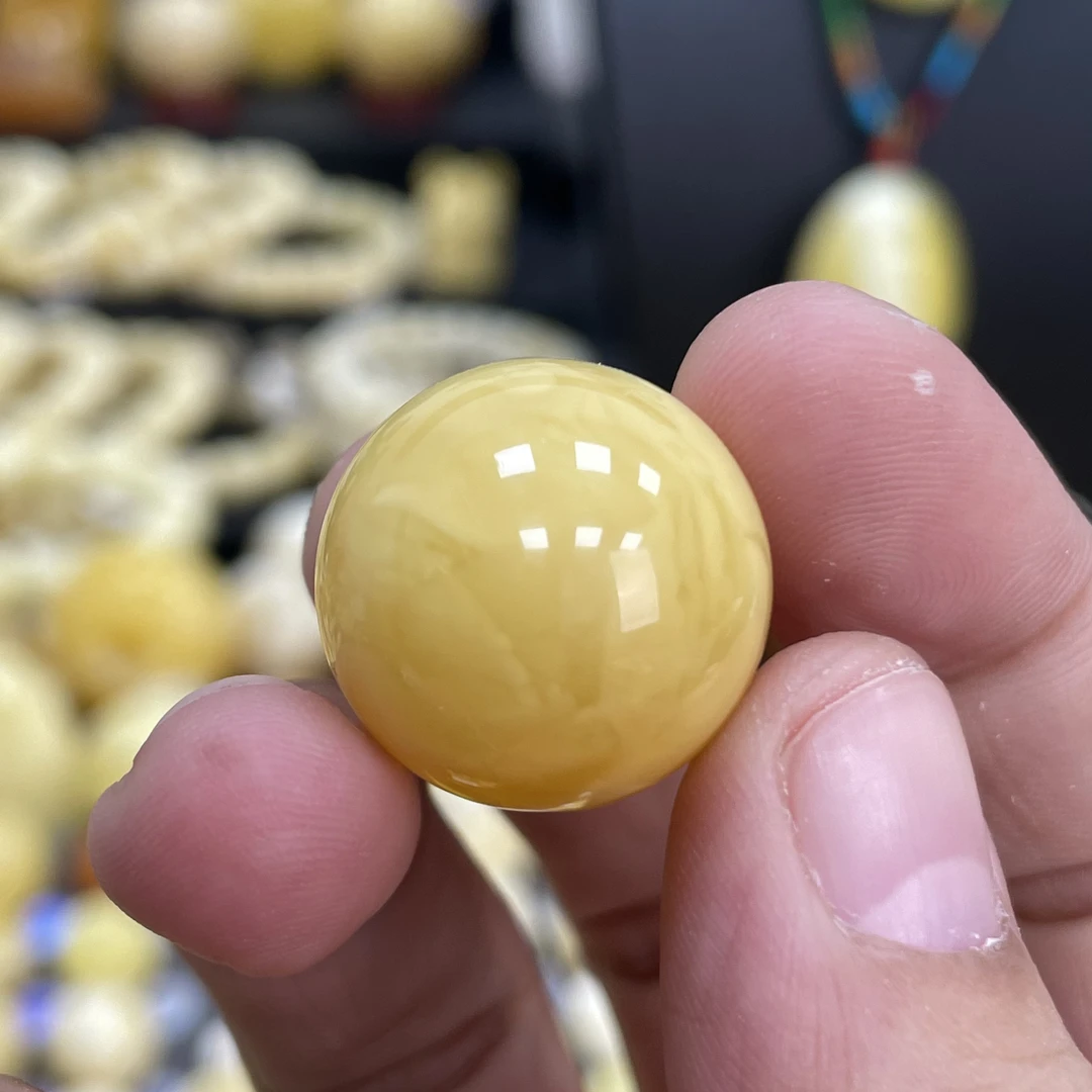 魔梵珠宝｜20mm俄料天然蜜蜡 瑕疵福利款