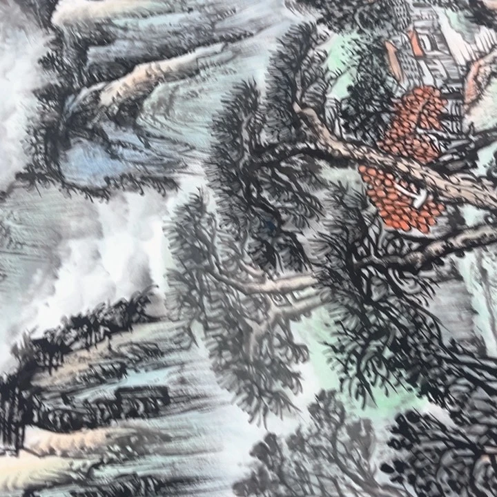 国画我的心好痛啊我的心真的好痛啊好痛啊好