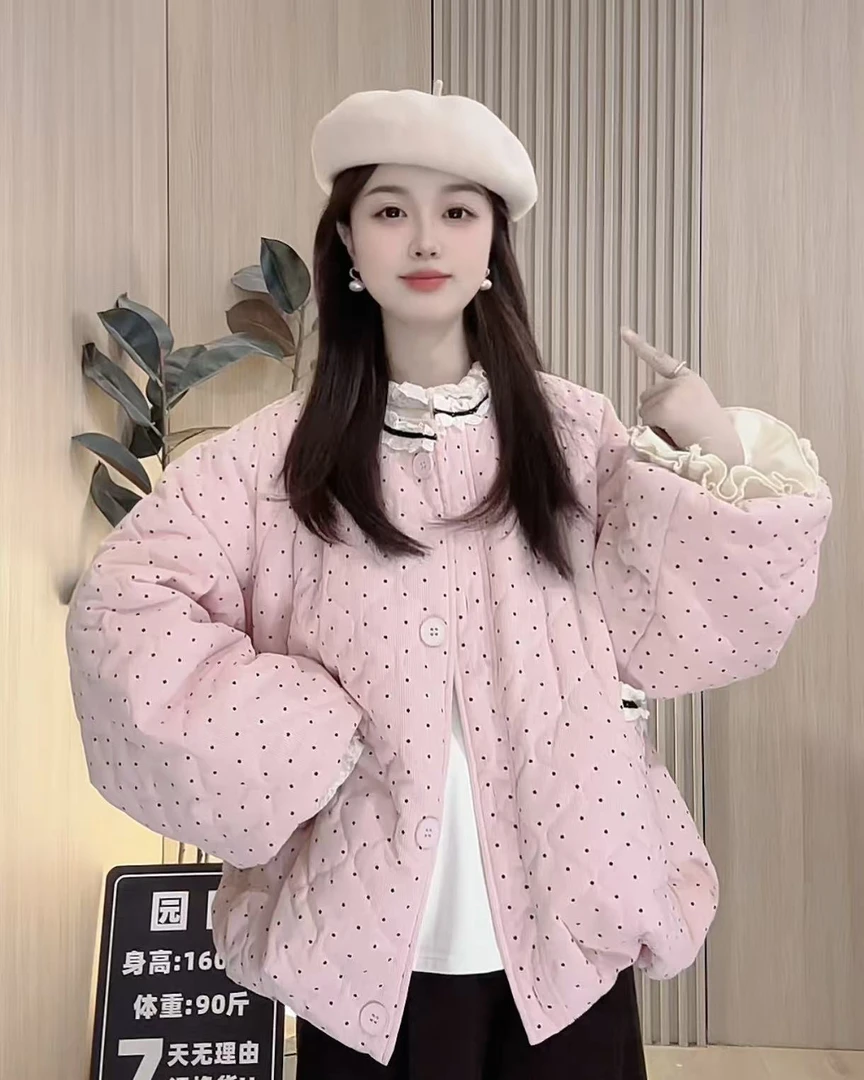 园园推荐【棉花糖】2025秋冬新款加棉加厚保暖 棉服开衫外套