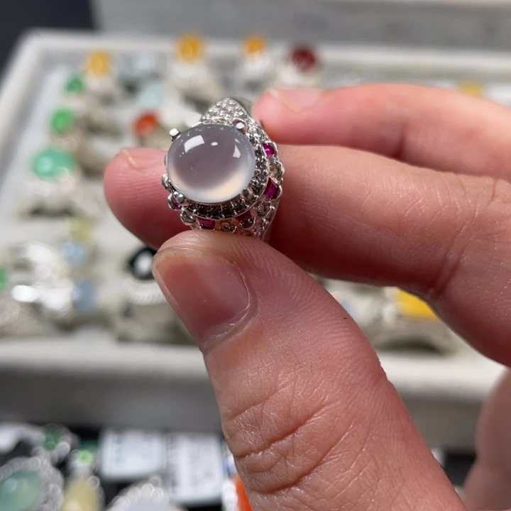 翡翠未镶嵌戒指缅甸天然翡翠