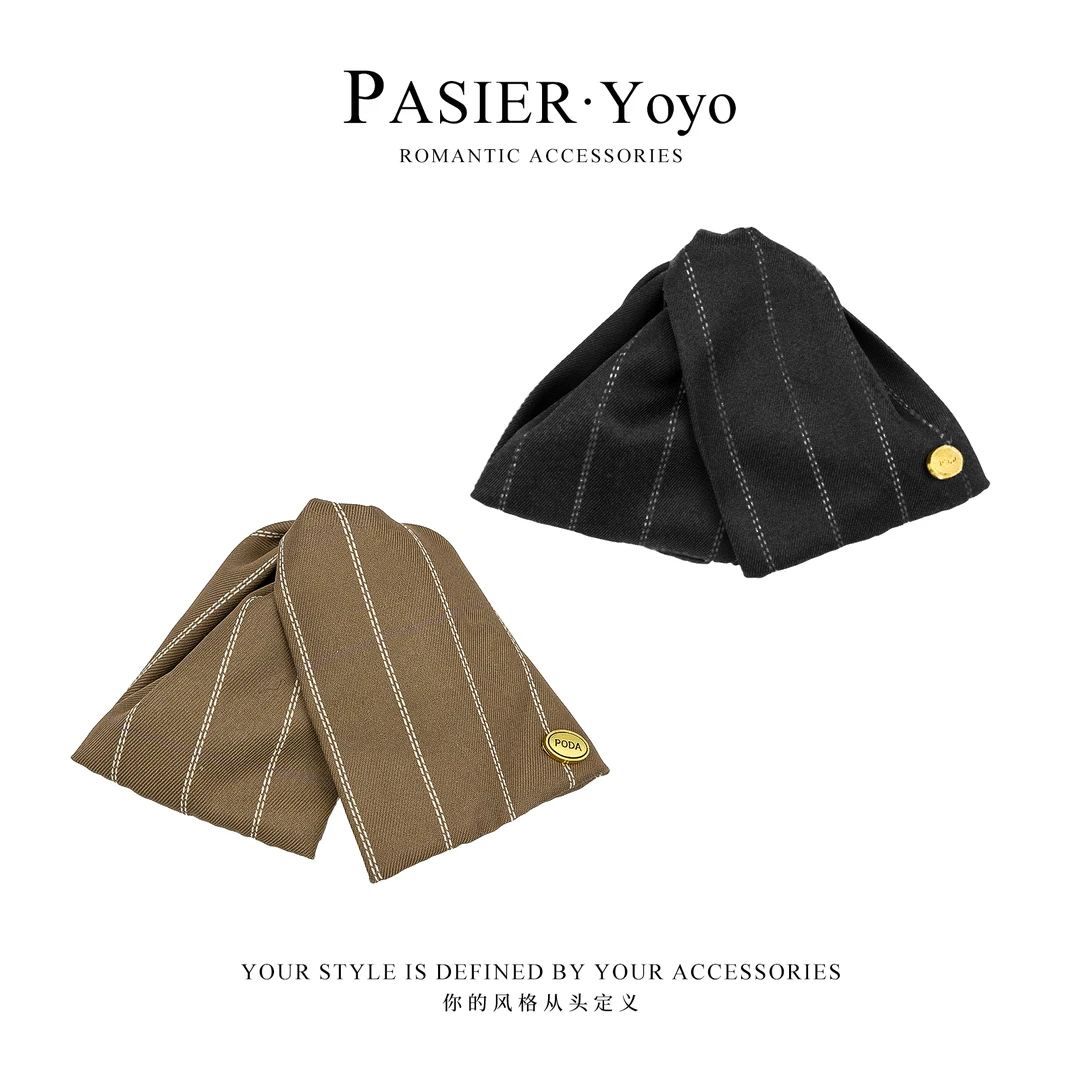 13厘米布艺缎面三角形时尚气质小香风抓夹FB2507