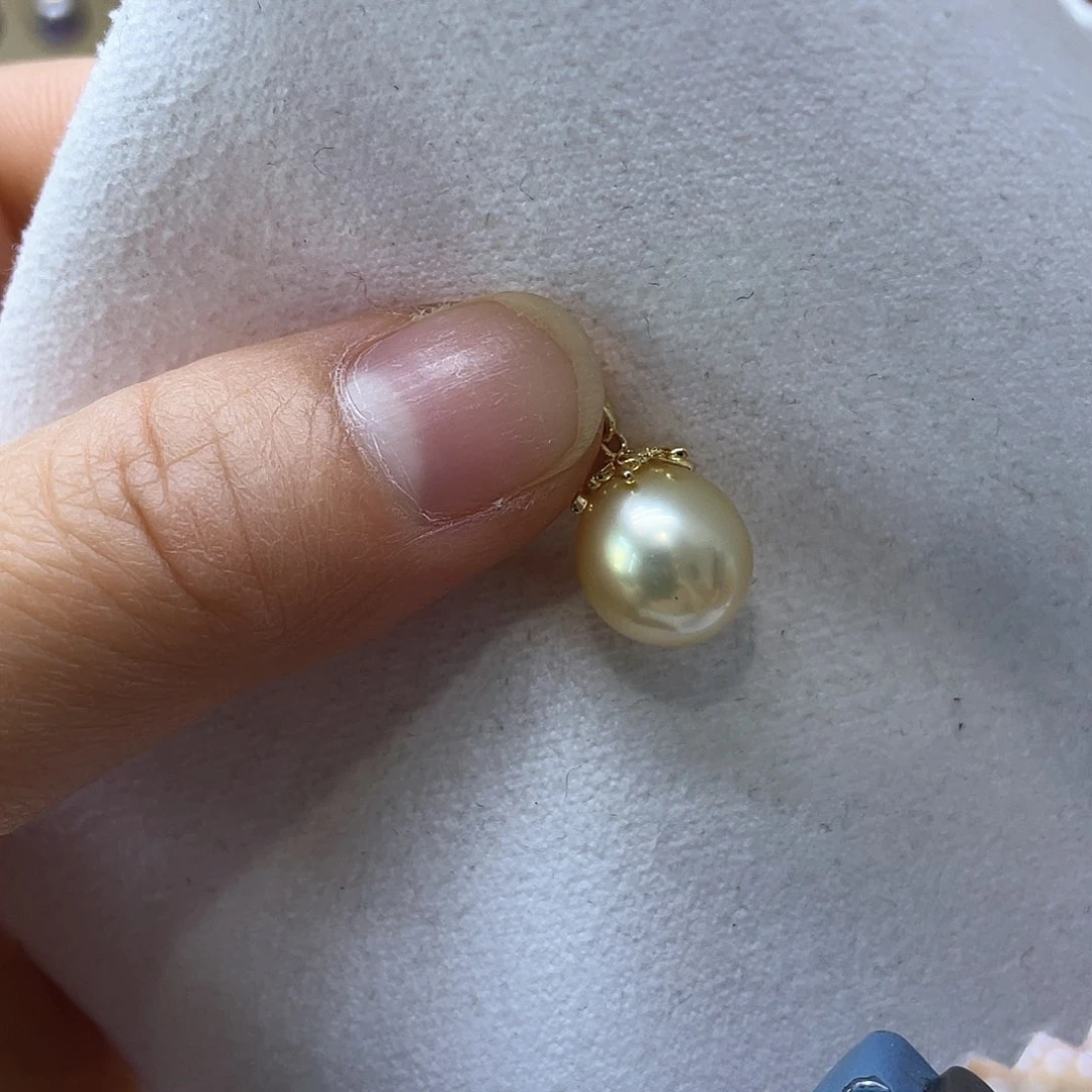海水珍珠颈饰银S925镶嵌