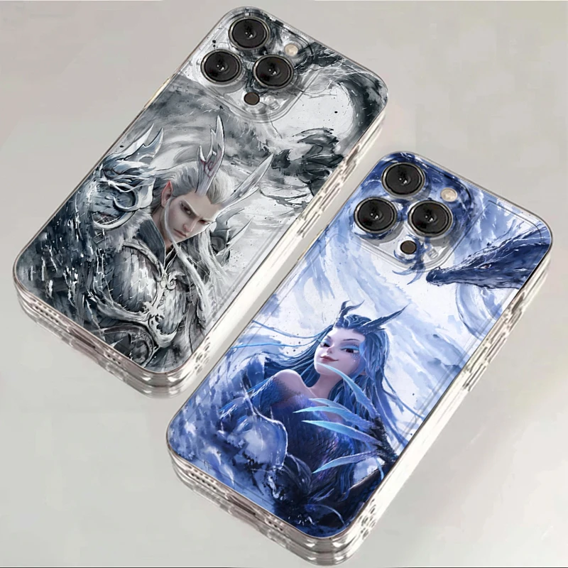 奥菲顿敖光敖闰插画适用iPhone16苹果手机壳华为vivo小米15oppo套