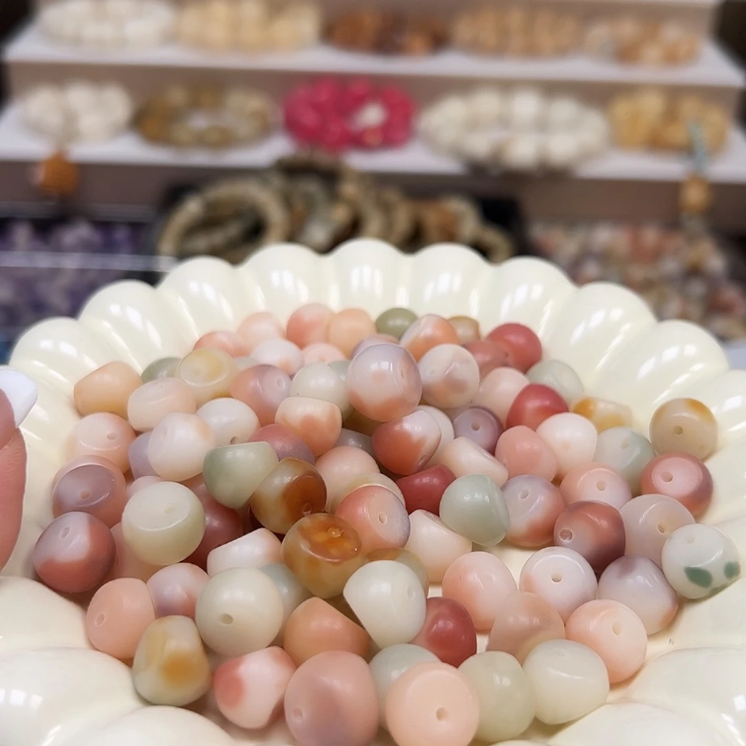 手串菩提根/象牙果卡12非料花皮山竹110颗