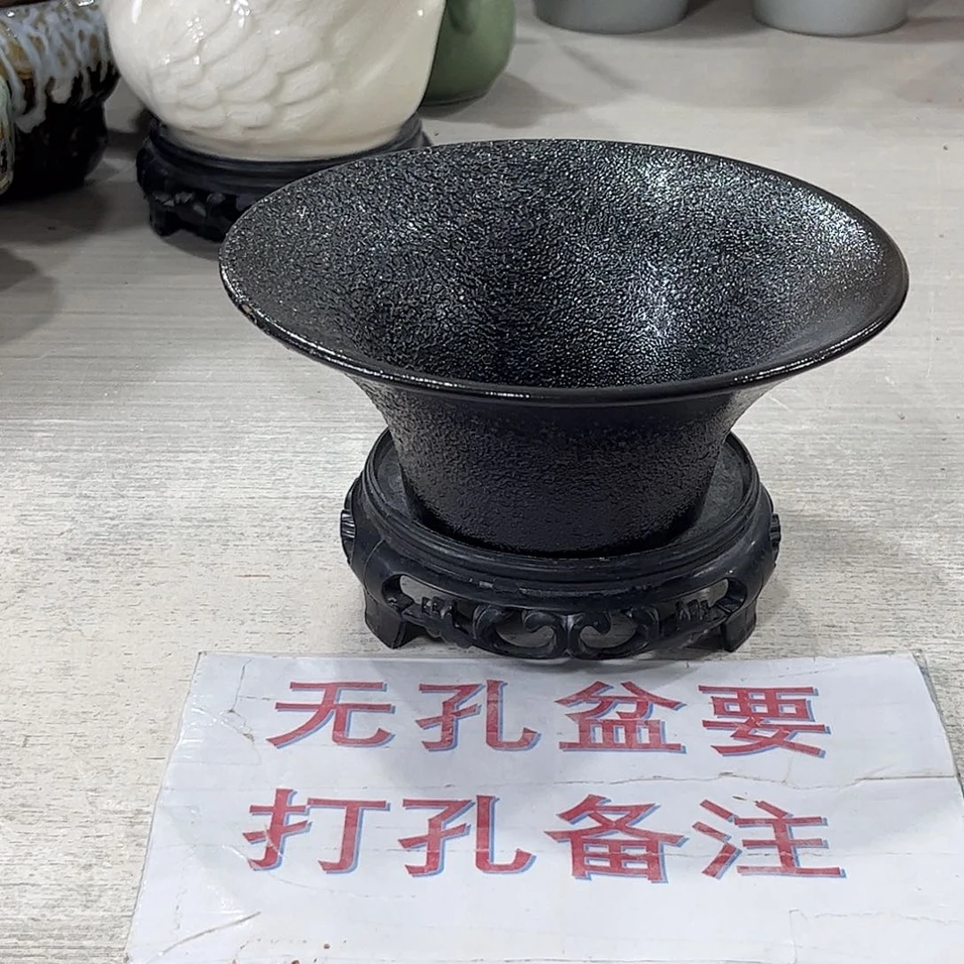 口径  16*6.5厘米陶瓷绿植多肉微瑕花盆