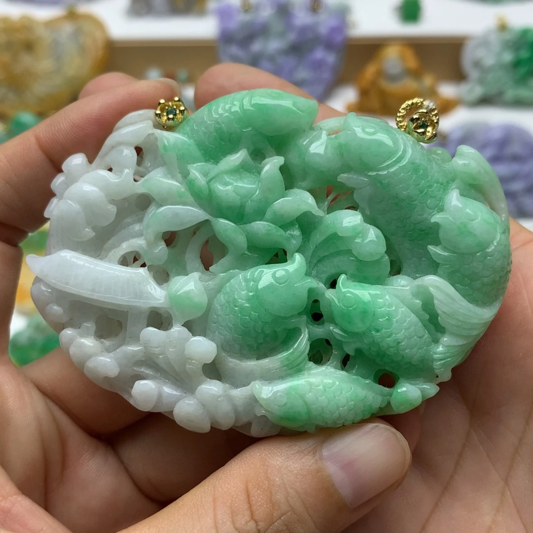 翡翠未镶嵌颈饰翡翠