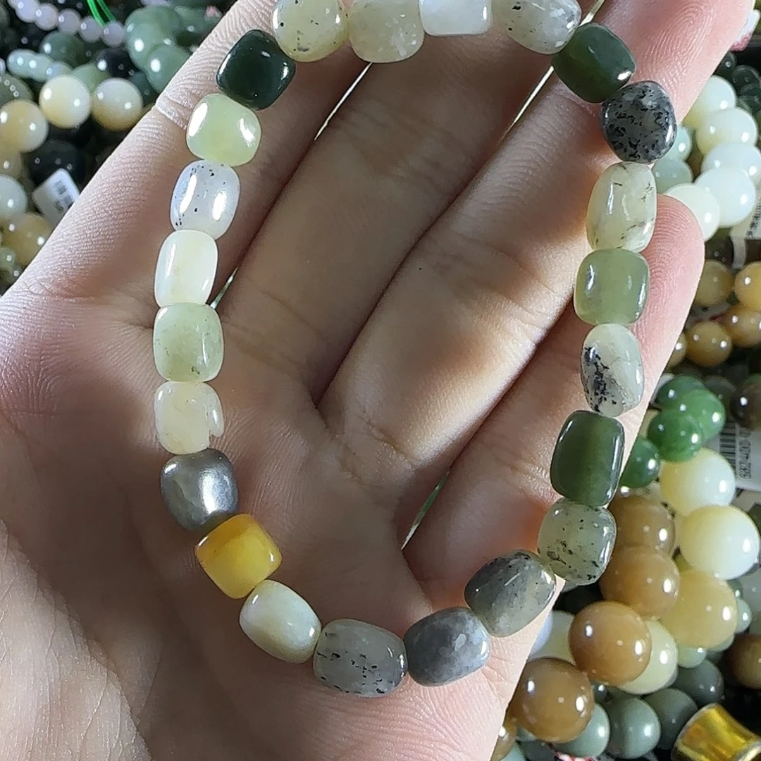 和田玉手链未镶嵌222