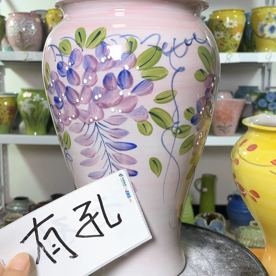 景德镇陶瓷花盆147微瑕