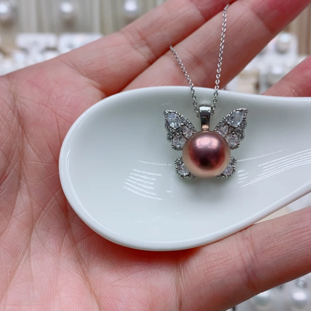 淡水珍珠未镶嵌吊坠(赠链)