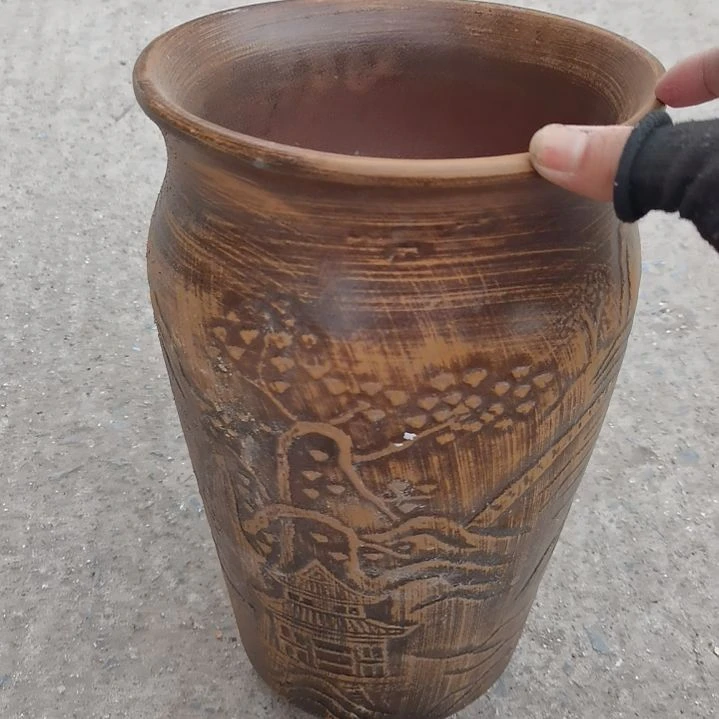 红陶20/30瑕疵底部烧裂