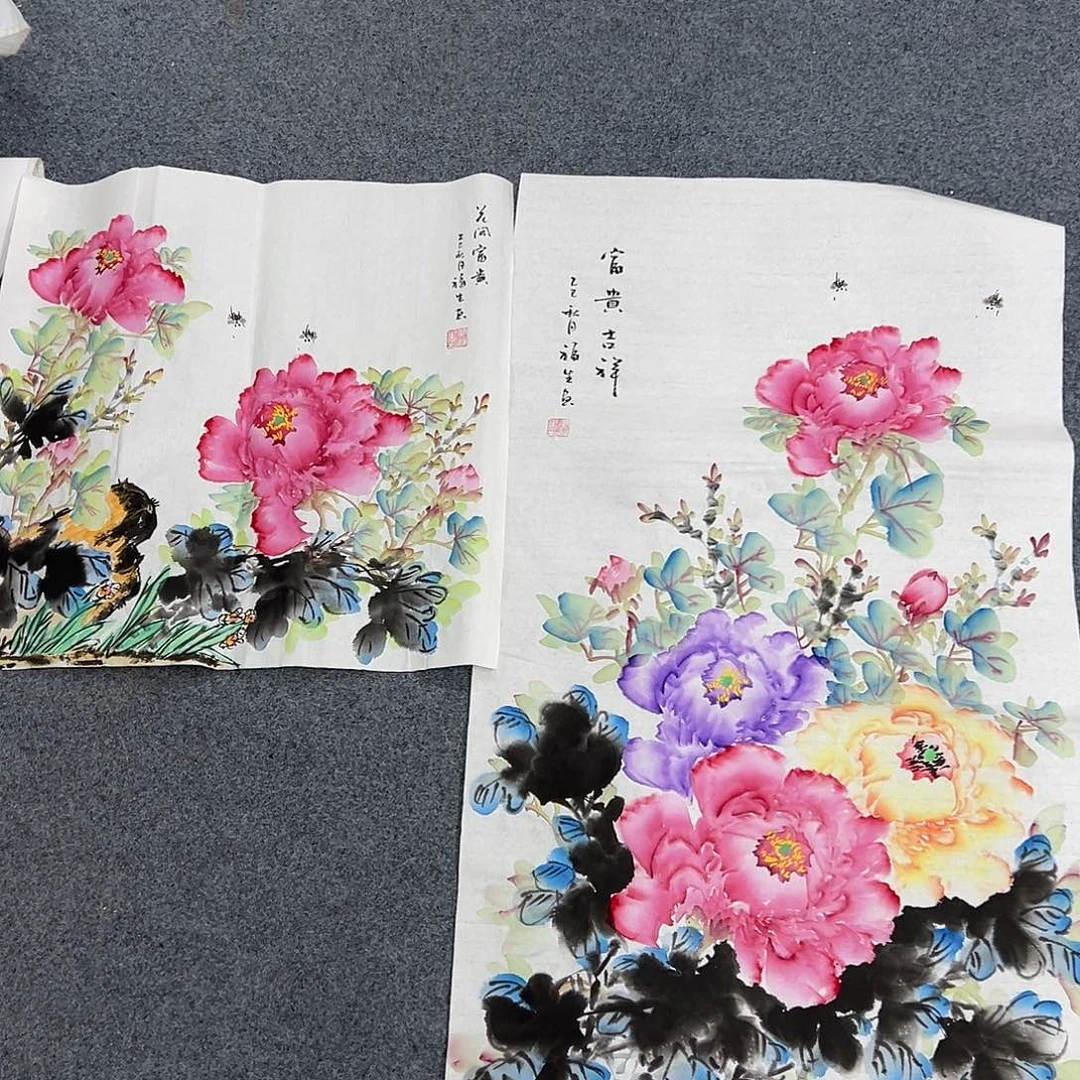 国画纯手绘作品图