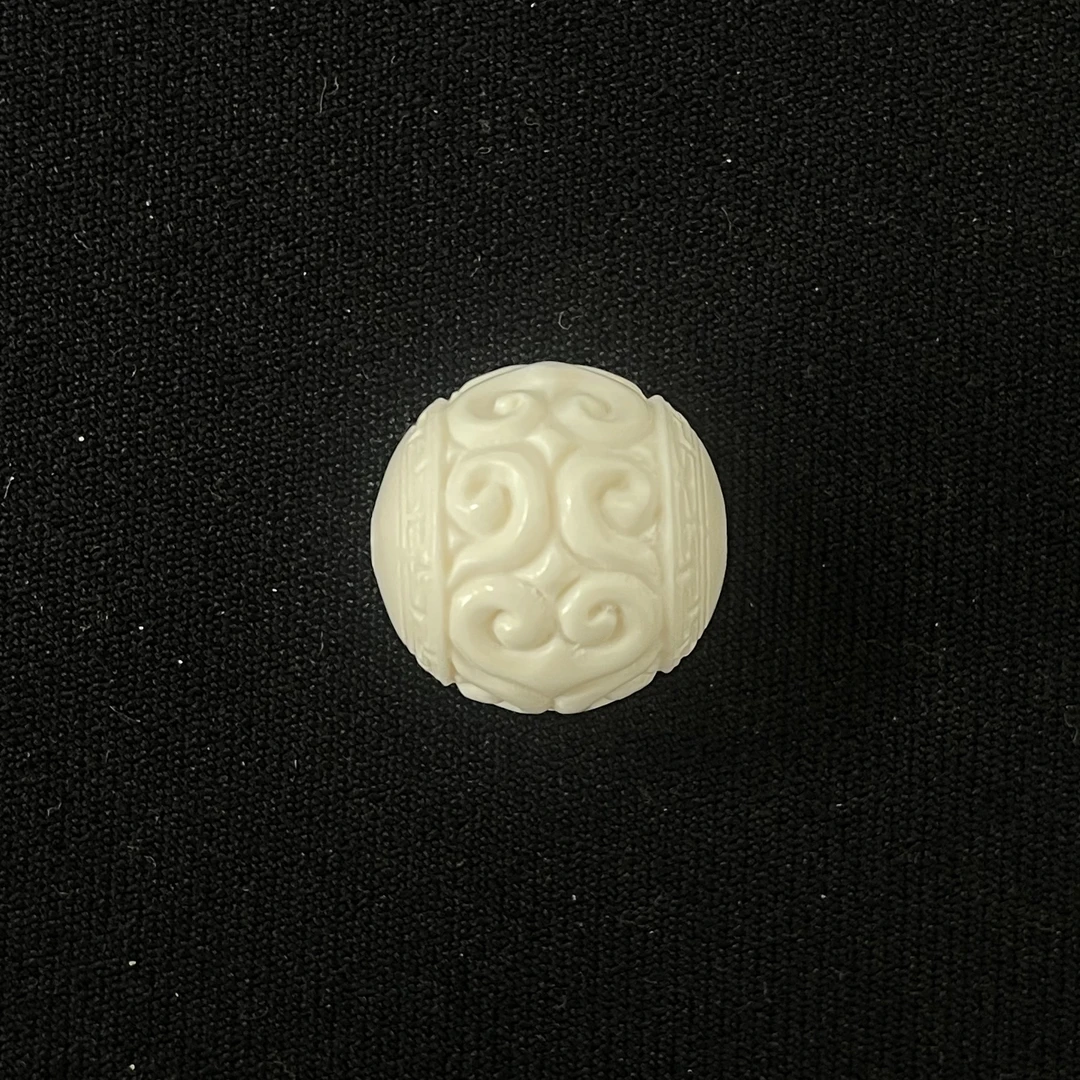 PK30 回纹圆珠 只做天然猛犸牙