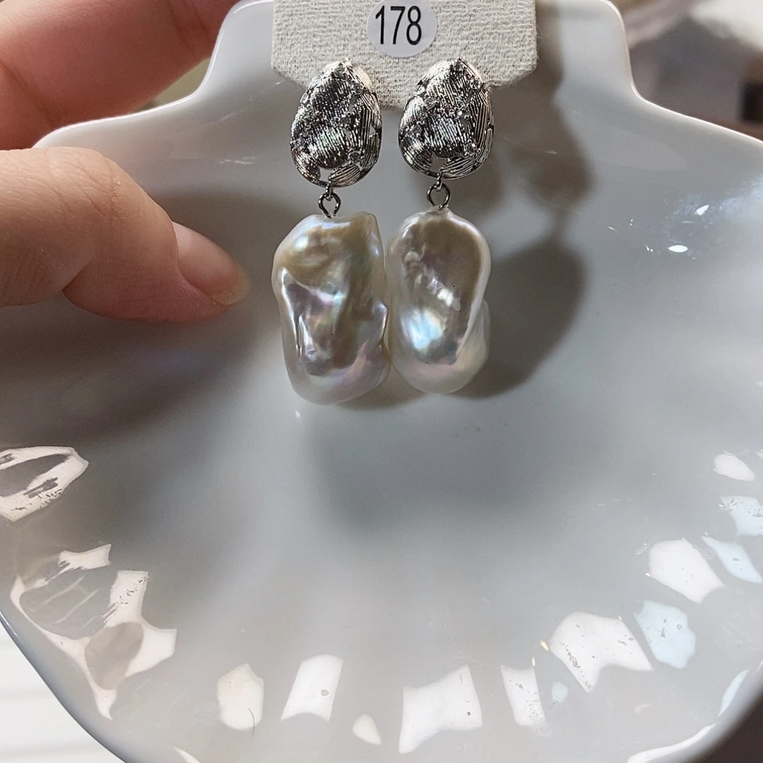 月***愈颈饰淡水珍珠合金特价耳饰178号