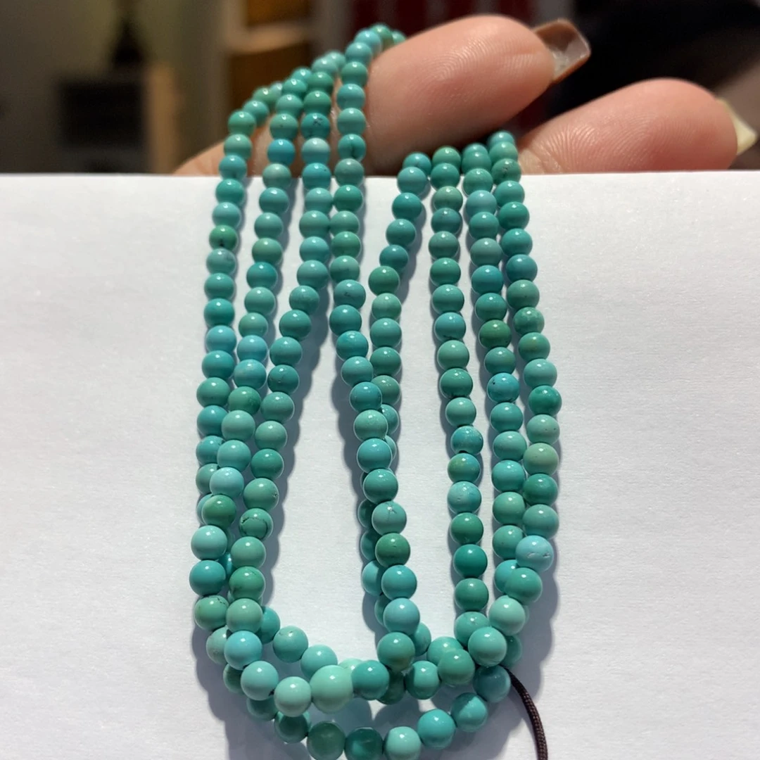 未镶嵌绿松石长链