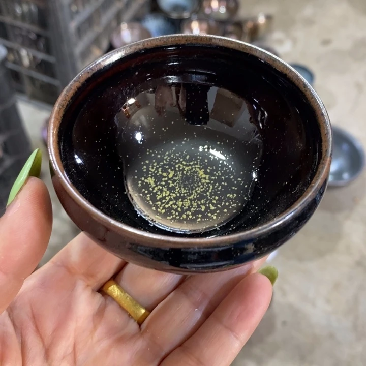 茶盏建阳建盏微瑕茶末