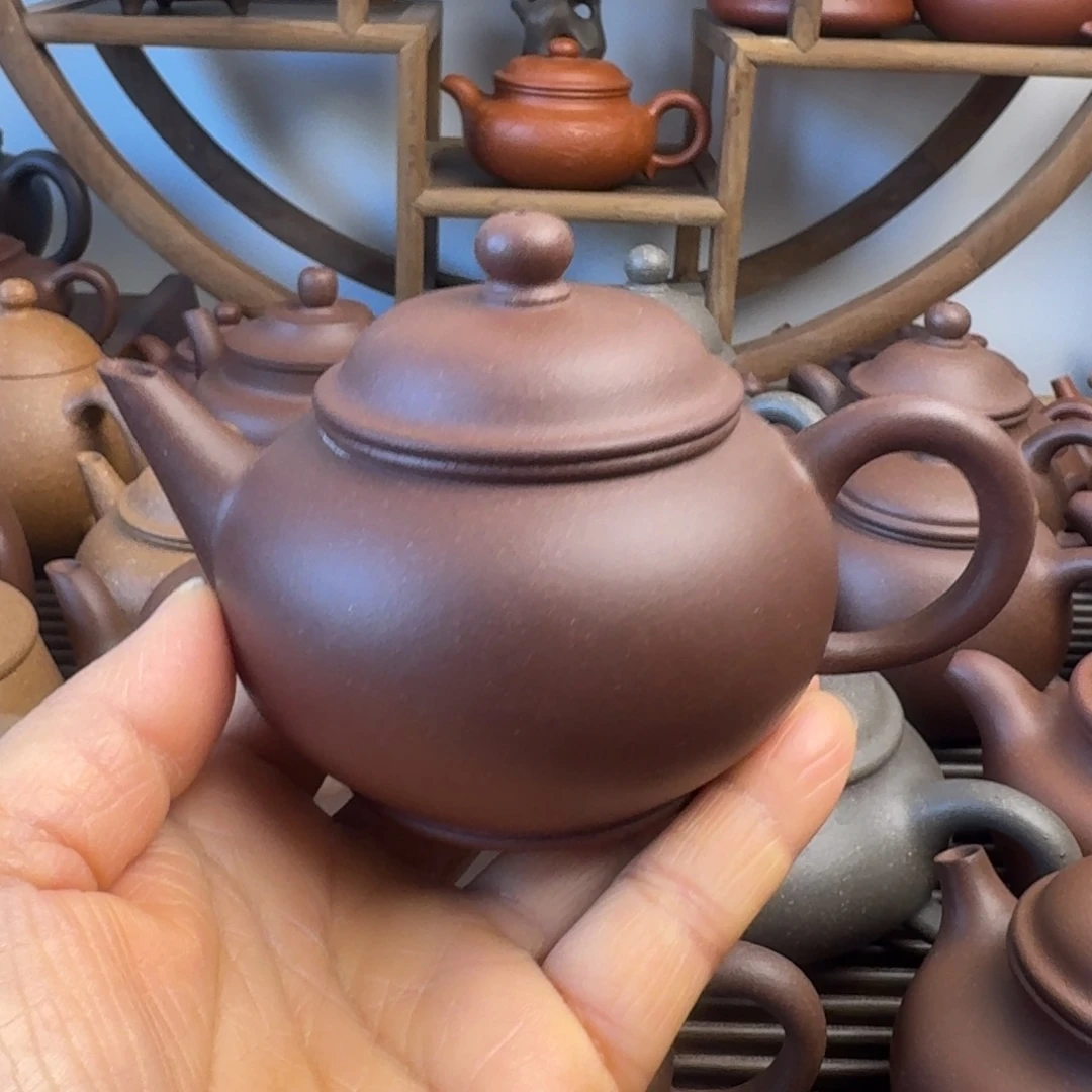 紫砂茶壶150cc水平嫩底槽清