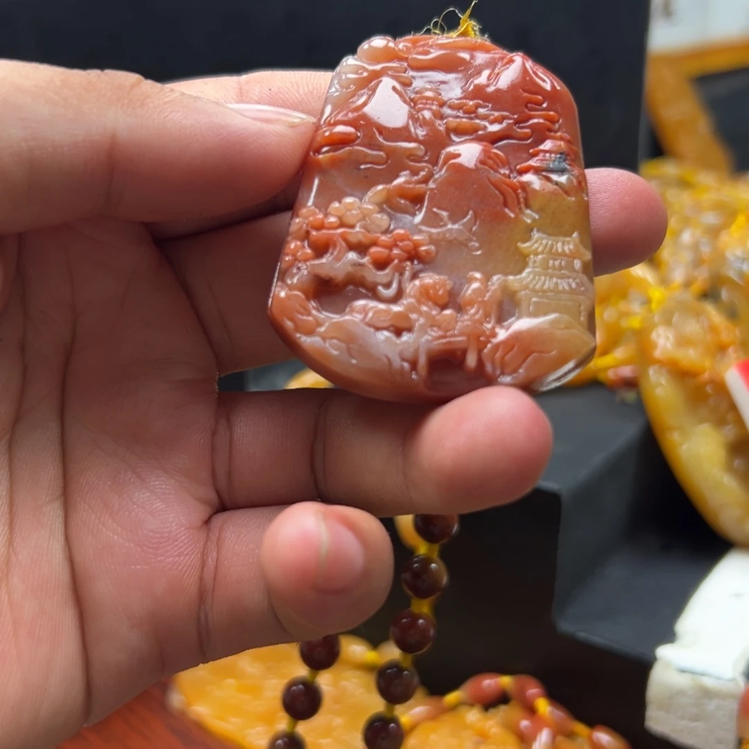石英质玉（黄龙玉）未镶嵌多样性发货，发其一