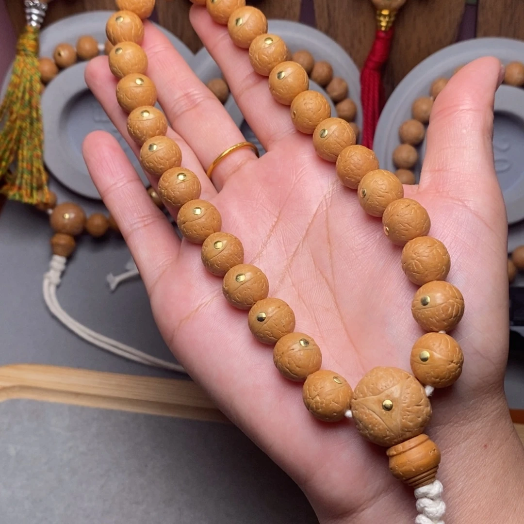 手串凤眼菩提12mm➕手持铜钉