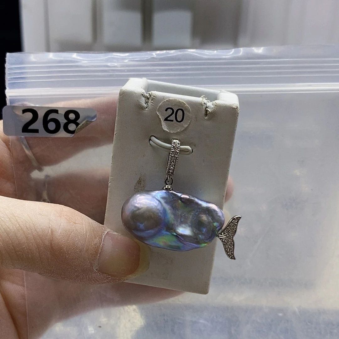 颈饰合金淡水珍珠