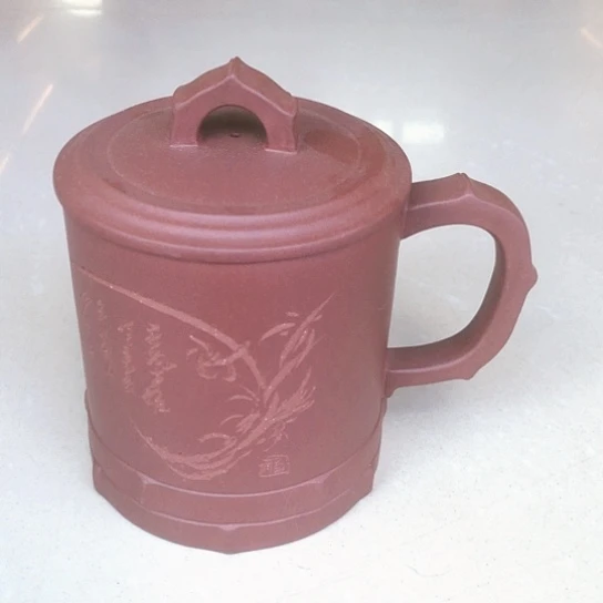 茶杯紫泥微瑕容量600