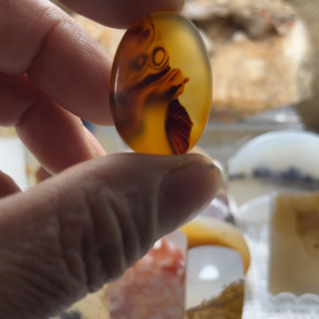 玛瑙/玉髓未镶嵌吊坠(不含链)