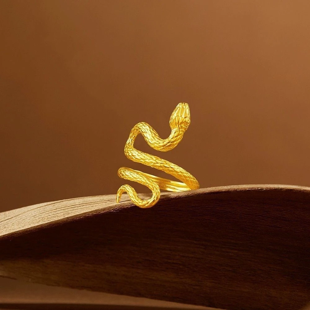 戒指 戒指 黄色时尚大气简约收藏设计款戒指68