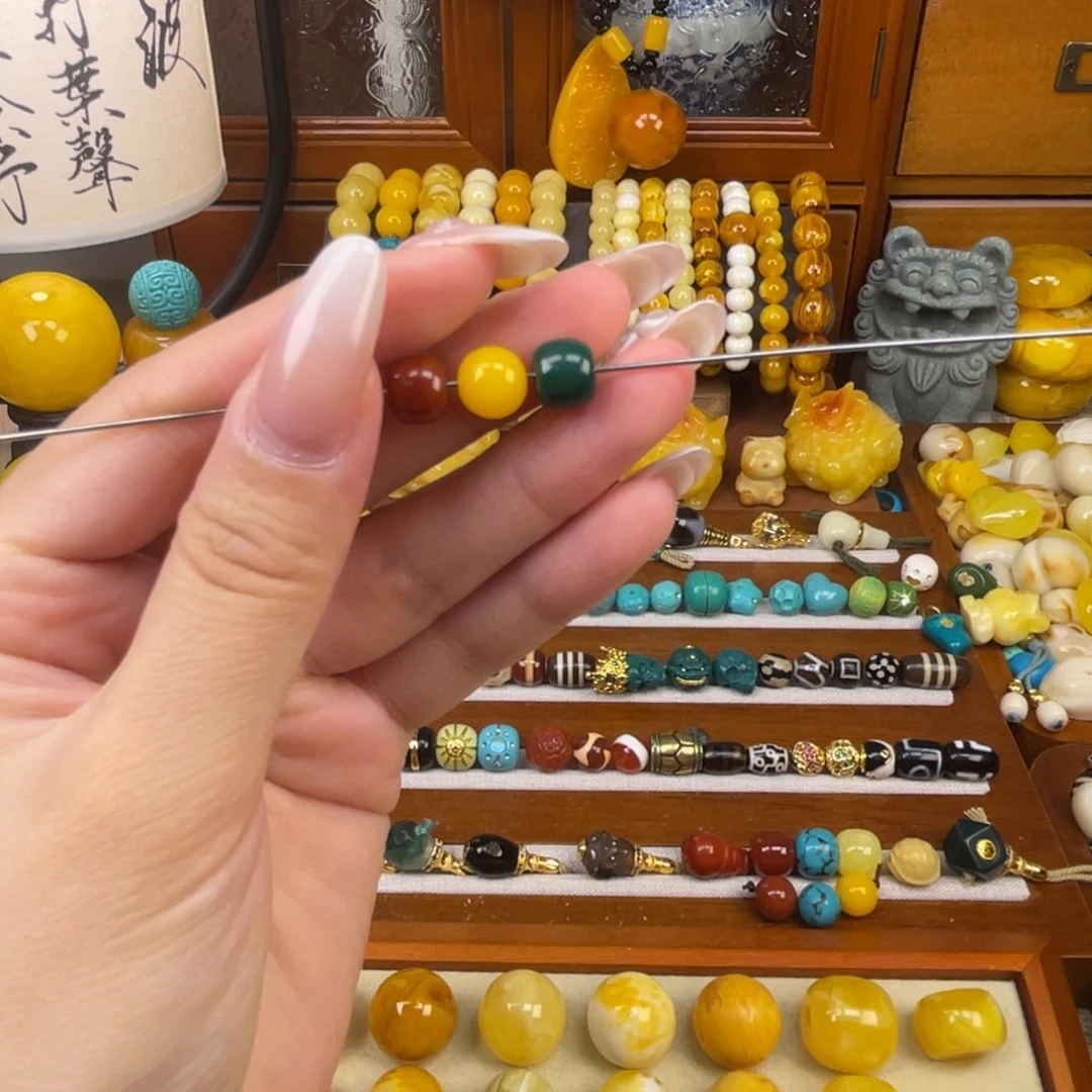 琉璃非金属如图红绿灯一套