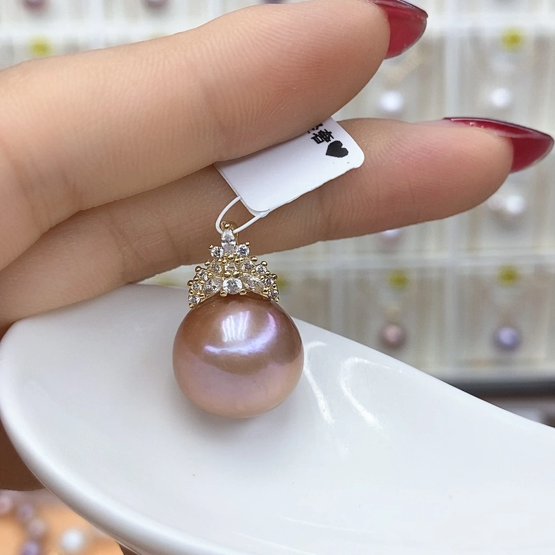 颈饰合金淡水珍珠