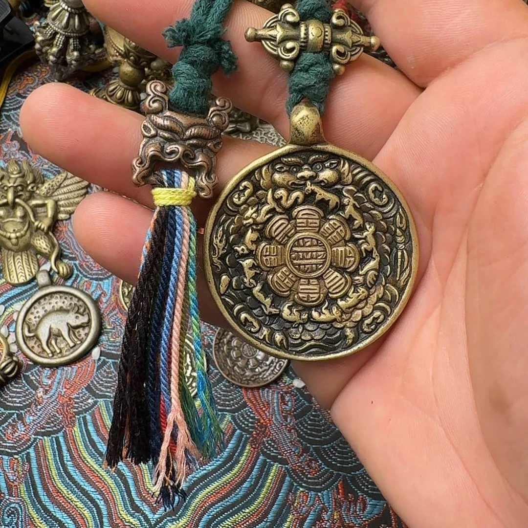 明***明藏式风格九宫八卦牌