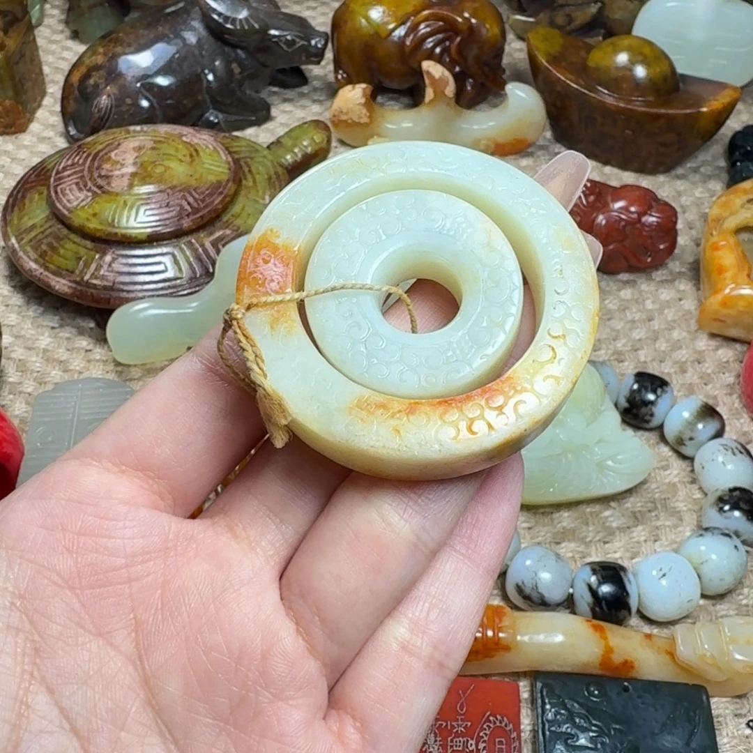 白玉菩提吊坠挂件