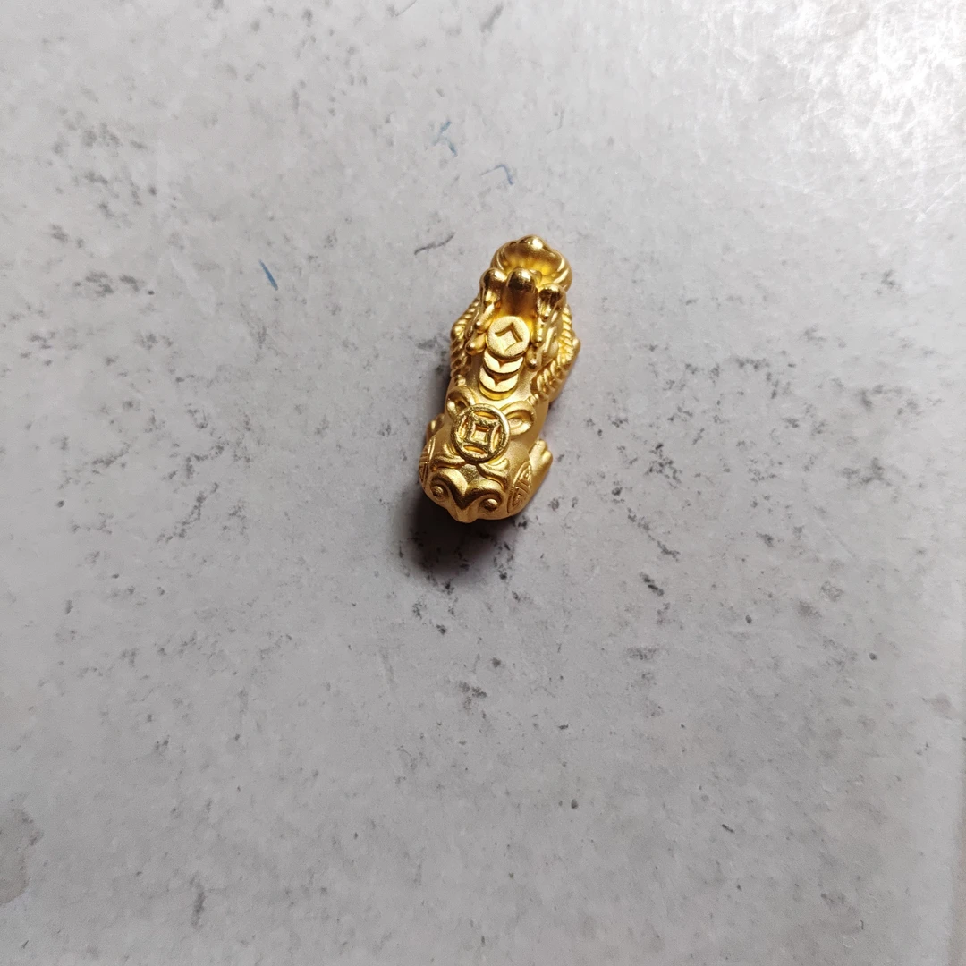金元宝足金999貔貅珠子首饰