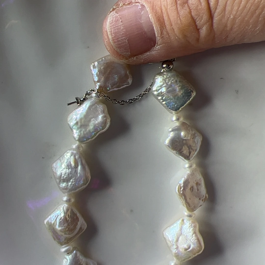 合金淡水珍珠手绳857